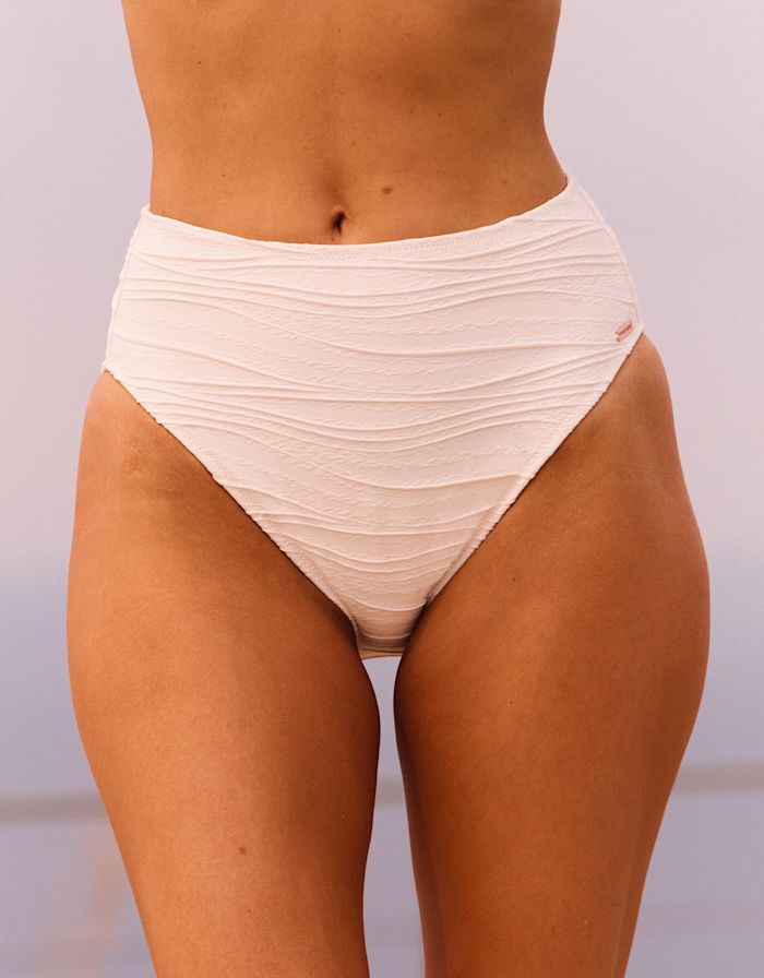 Beach Waves High Waist Brief
